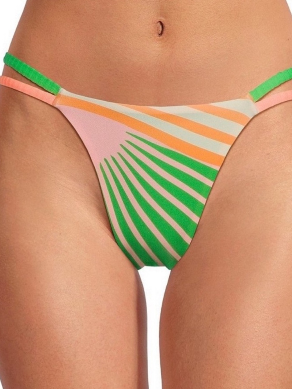 MAAJI Sunrise Colada Stellar Double Tab Side Bikini Bottoms SZ XS NWT